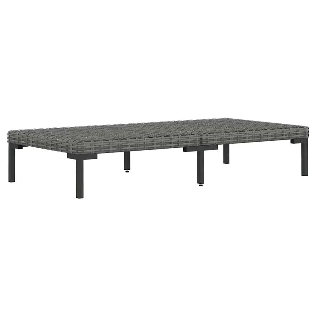 Garden Lounge Set 5 Piece Outdoor Furniture Grey Patio Sofa