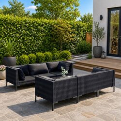 Specifications for 7 Piece Garden Lounge Set Grey