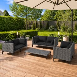 Specifications of 7-Piece Garden Lounge Set Grey