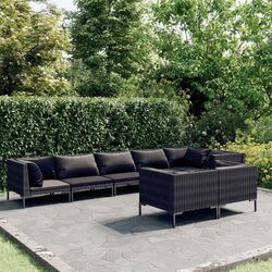 Specifications of the 8 Piece Garden Lounge Set - Grey