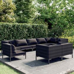 Specifications of the 9 Piece Grey Cushion Lounge Set