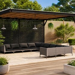 Specifications of the 11 Piece Grey Outdoor Lounge Set