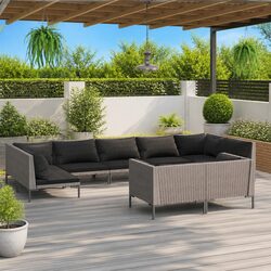 Specifications of 9-Piece Garden Lounge Set