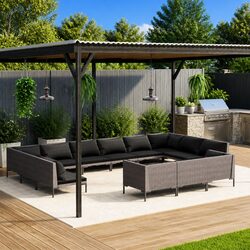 Specifications of the 13-Piece Garden Lounge Set