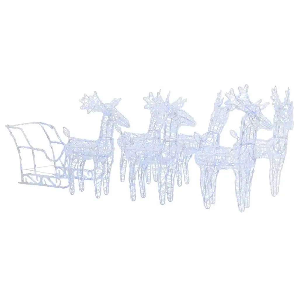 320 Cold White LED Christmas Decoration Set