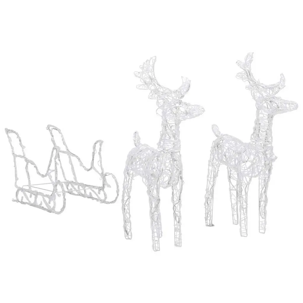 320 Cold White LED Christmas Decoration Set