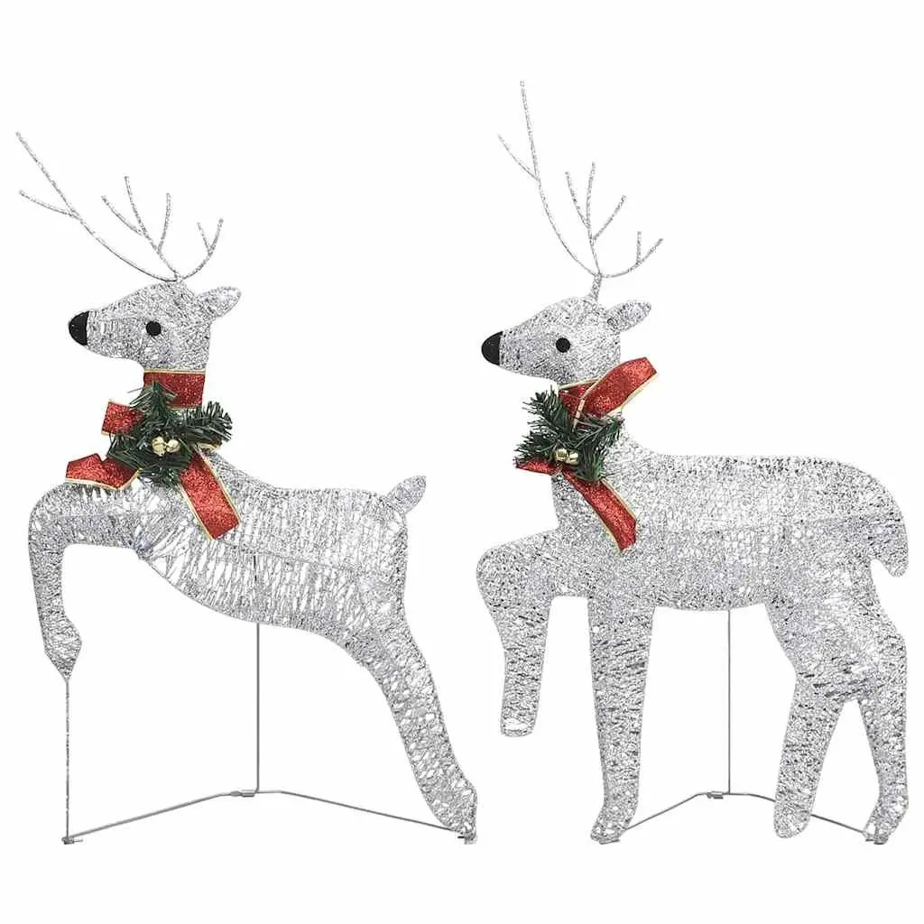 Christmas Decoration Reindeer Sleigh Indoor Outdoor 140 LED Lights