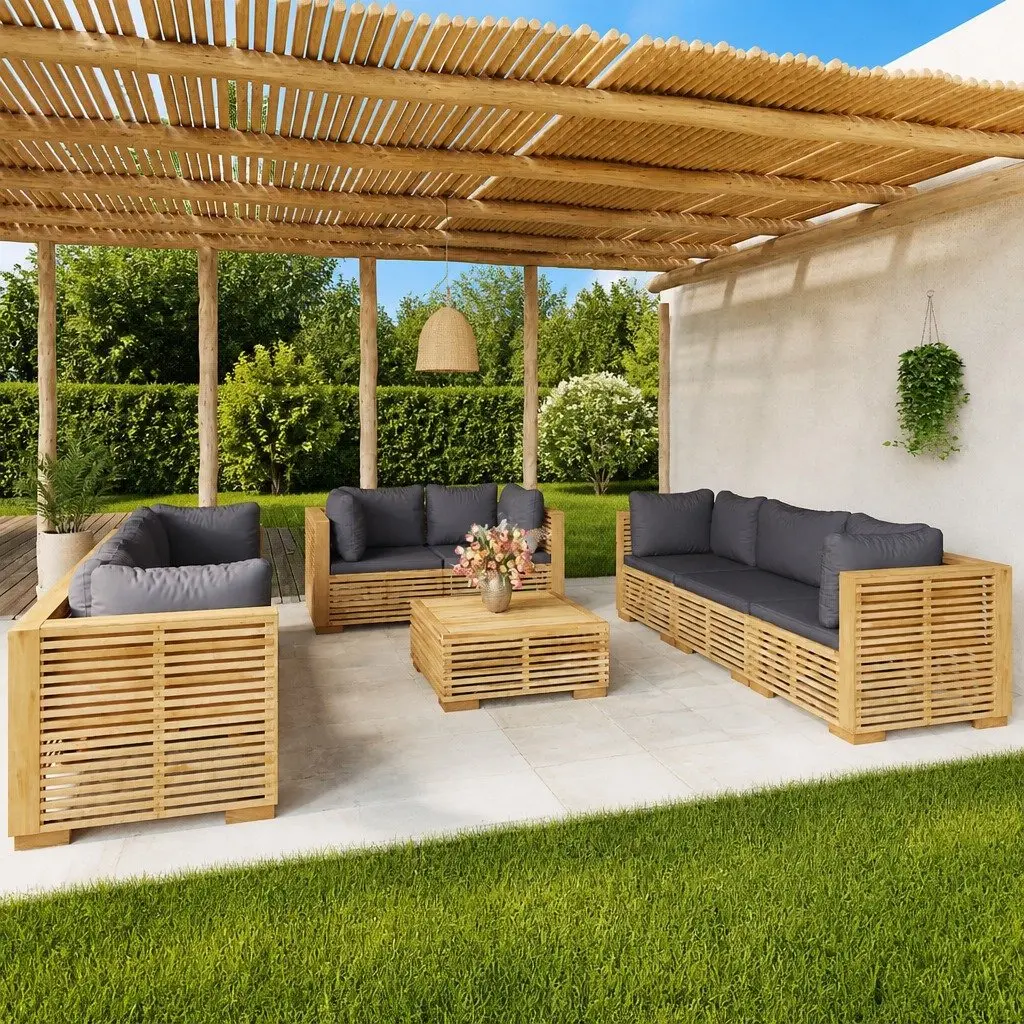 9-Piece Outdoor Garden Lounge Set