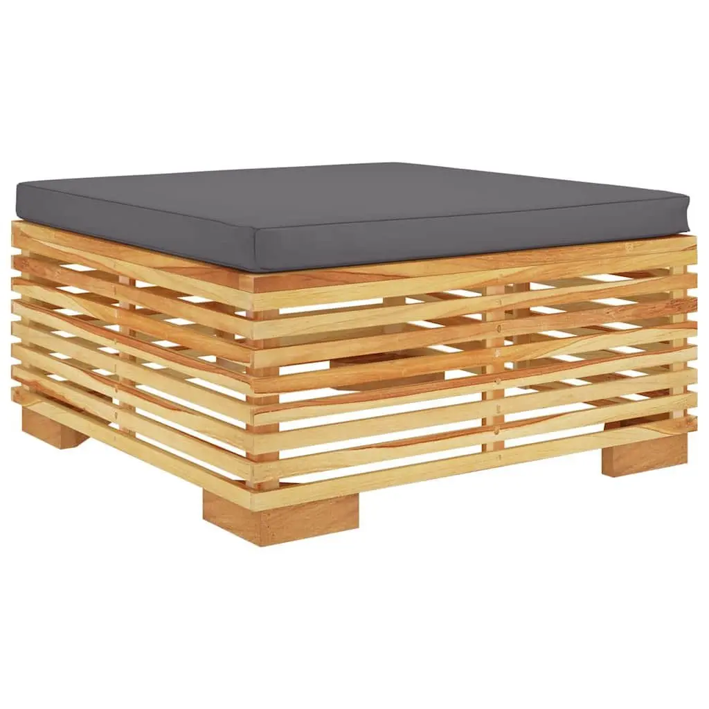 5 Piece Garden Lounge Set Outdoor Furniture Teak Brown
