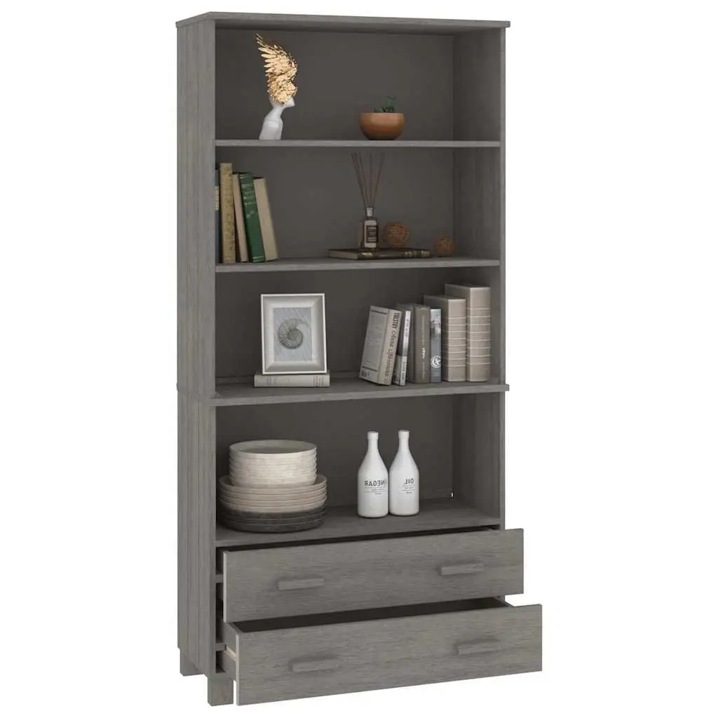Solid Pine Wood Highboard Storage Unit