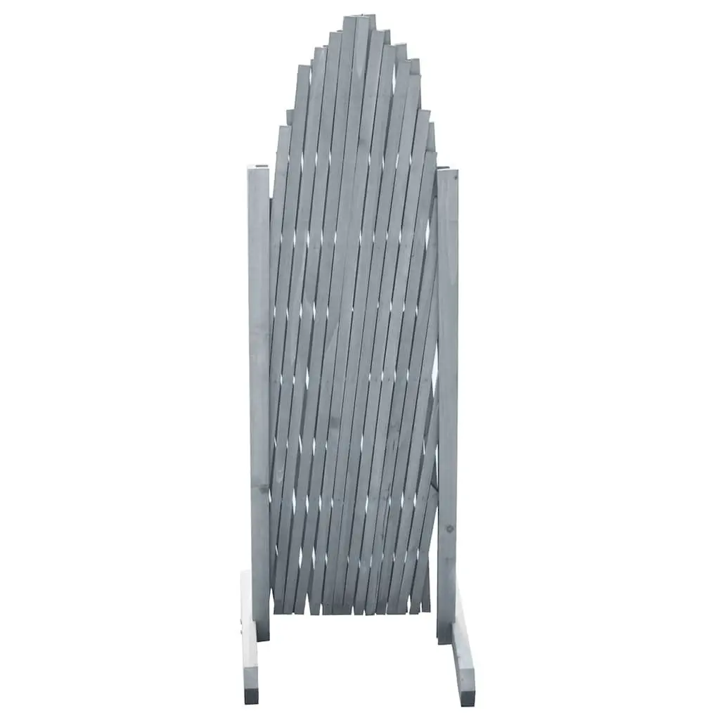1.8m Expandable Wooden Trellis Fence Panel in Grey