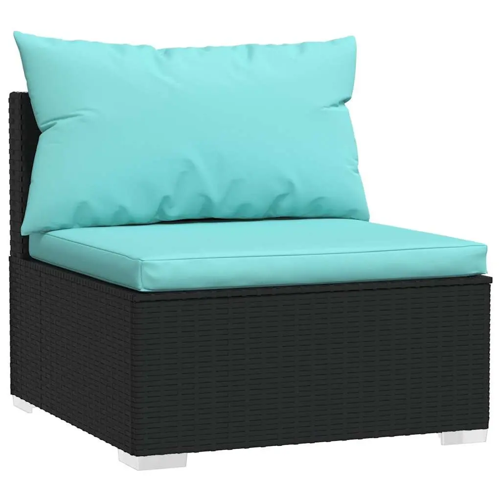 Poly Rattan Garden Lounge Set