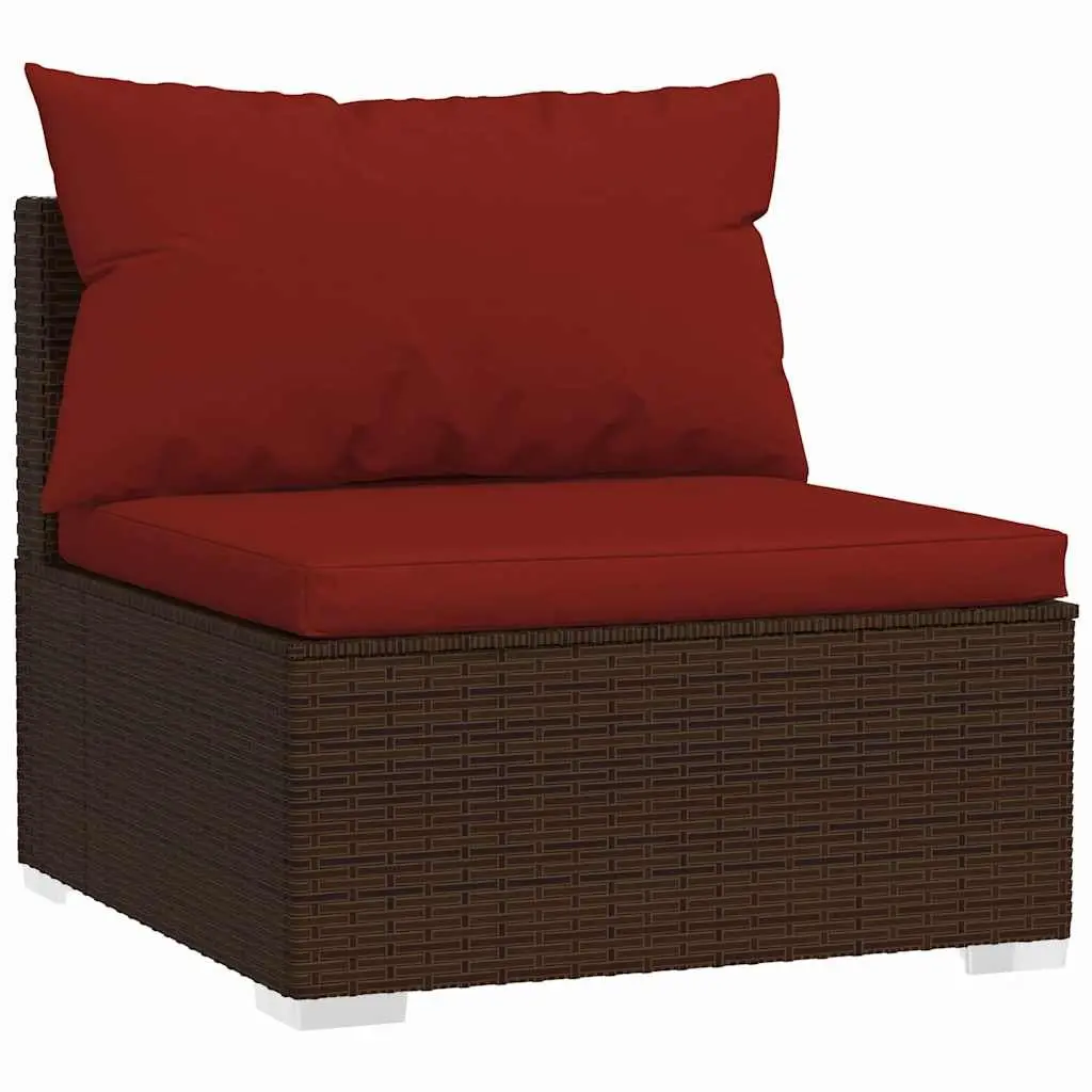 2 Piece Garden Lounge Set with Cushions