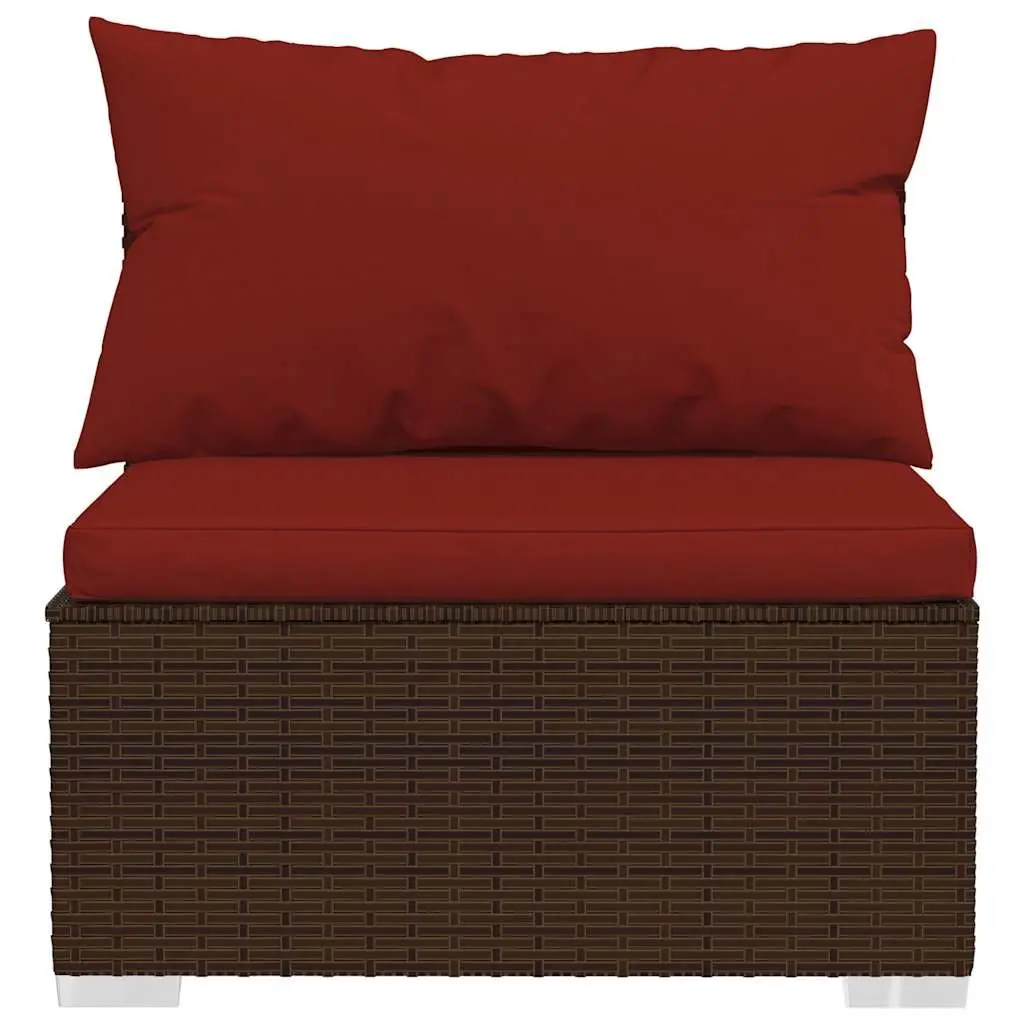 2 Piece Garden Lounge Set with Cushions