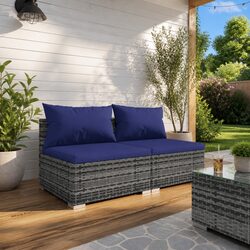 Grey Modular Garden Lounge Set: Specs and Features Overview