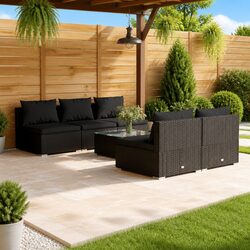6-Piece Modular Garden Lounge Set - Specs and Materials