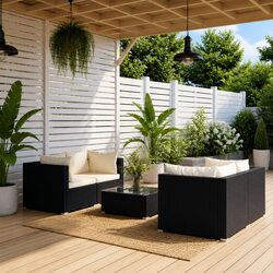 5 Piece Modular Garden Lounge Set: Specs and Details