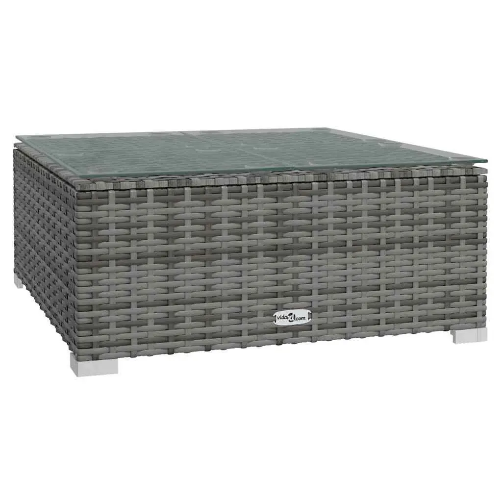 Garden Lounge Set Outdoor Furniture 5 Piece Grey