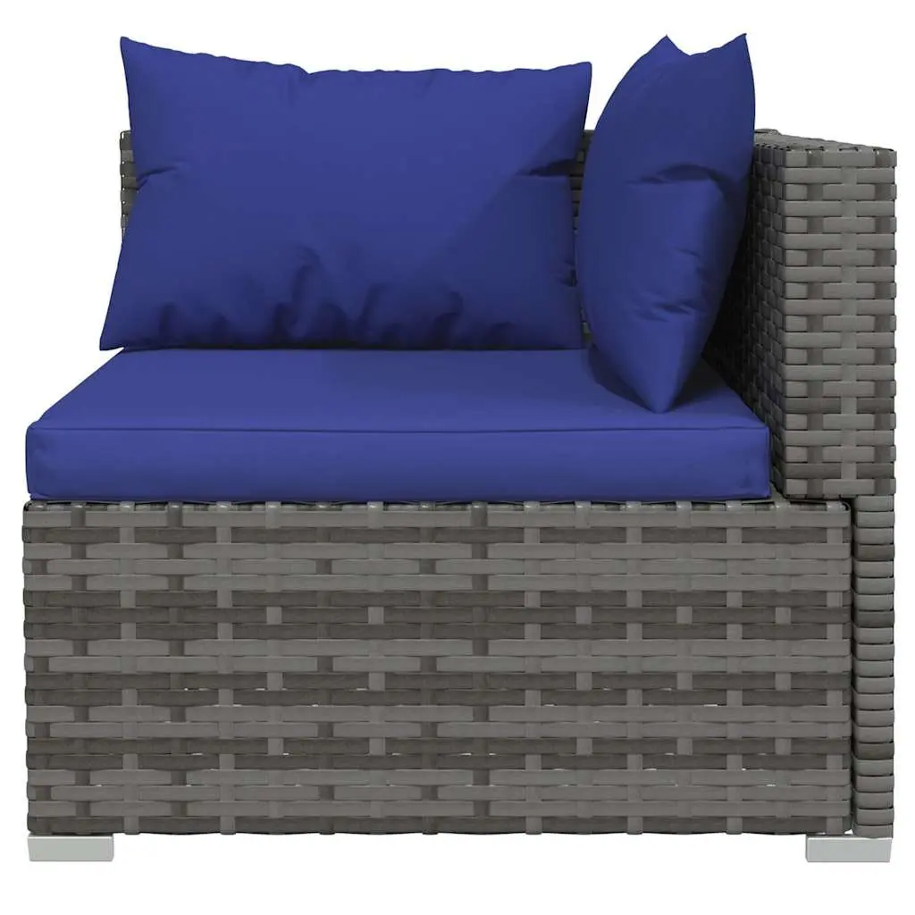 Garden Lounge Set Outdoor Furniture 5 Piece Grey