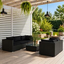 6 Piece Garden Lounge Set with Cushions - Specifications