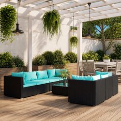8 Piece Modular Outdoor Lounge Set Specifications