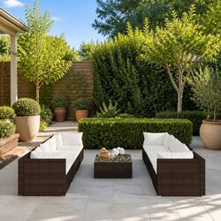 9 Piece Modular Outdoor Lounge Set with Key Features