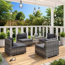 4 Piece Outdoor Patio Furniture Set: Specs & Details
