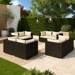 8 Piece Outdoor Lounge Set: Specifications and Features