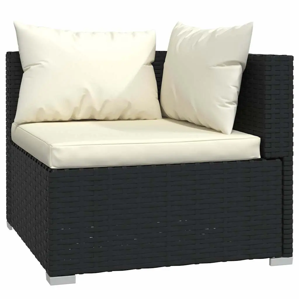 9 Piece Poly Rattan Garden Lounge Set