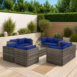 9-Piece Modular Garden Lounge Set Specifications