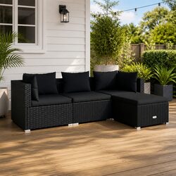 4-Piece Modular Garden Lounge Set Specifications