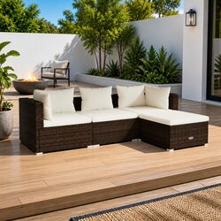Specifications of the Brown Garden Lounge Set