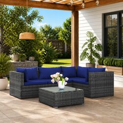 Specifications of the 5 Piece Garden Lounge Set in Grey