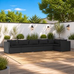 6-Piece Modular Garden Lounge Set - Specifications Included