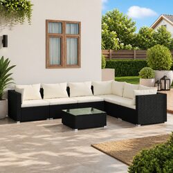 7 Piece Garden Lounge Set: Specifications and Features