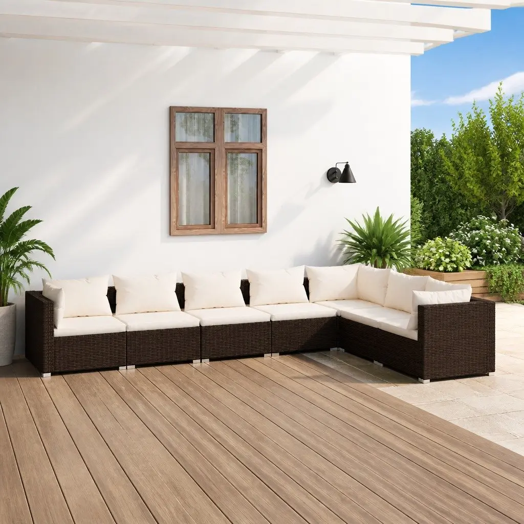 7 Piece Modular Garden Lounge Set