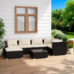 7 Piece Garden Lounge Set: Specifications & Comfort