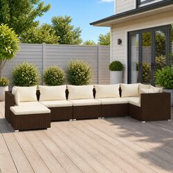 7 Piece Garden Lounge Set: Specs and Features Overview