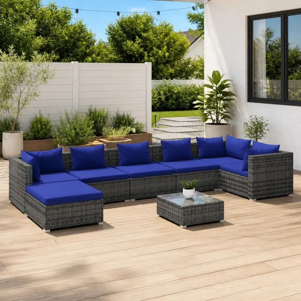 8 Piece Modular Outdoor Lounge Set
