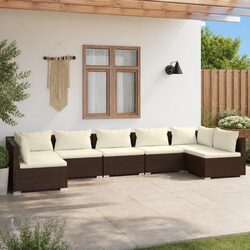 7 Piece Modular Garden Lounge Set - Specifications Inside