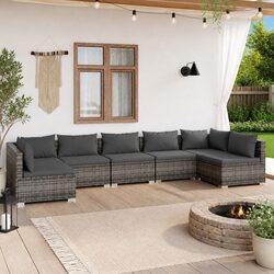 Specifications of 7 Piece Garden Lounge Set with Cushions