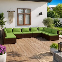 9-Piece Garden Lounge Set: Details on Comfort and Build