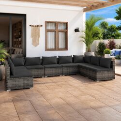 9 Piece Garden Lounge Set: Specs and Details