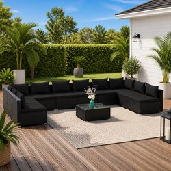 Specifications of the 11-Piece Garden Lounge Set