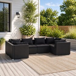 Detailed Specs for 6 Piece Modular Garden Lounge Set