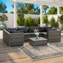 7 Piece Garden Lounge Set Specifications and Features
