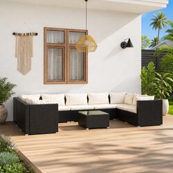 10 Piece Outdoor Lounge Set: Modular Design Details