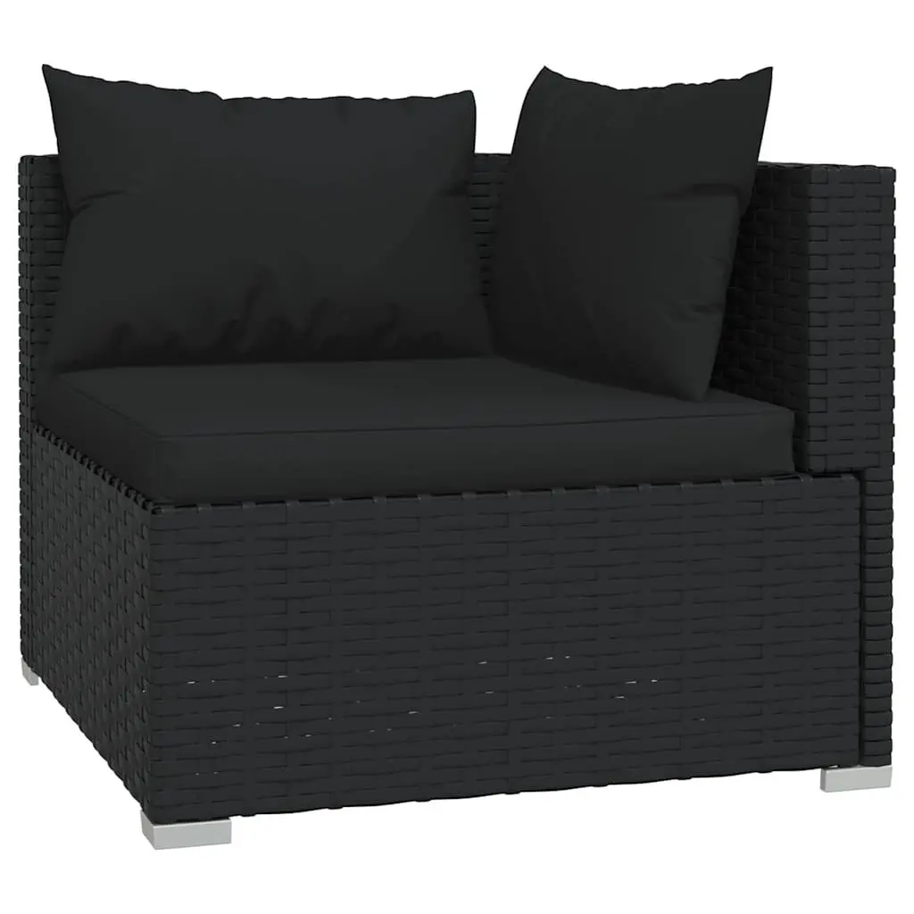 10 Piece Poly Rattan Garden Lounge Set