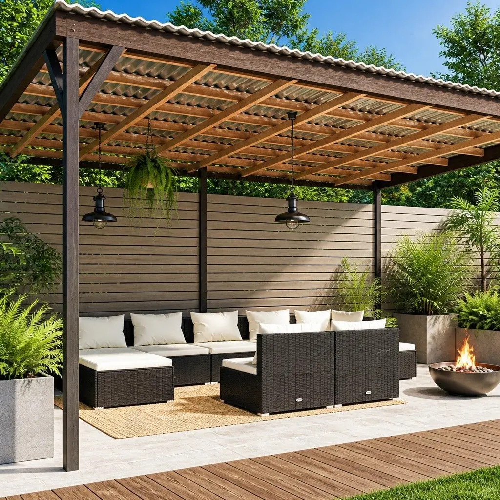 9-Piece Modular Garden Lounge Set