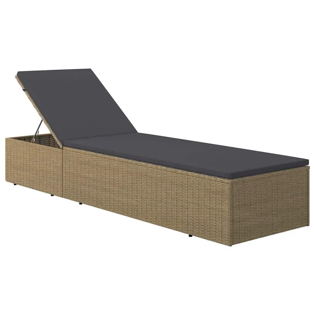 Sun Lounger Outdoor Chaise Lounge Chair Garden Patio Pool Deck Reclining Bed